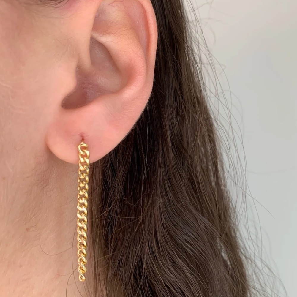 Chain earrings